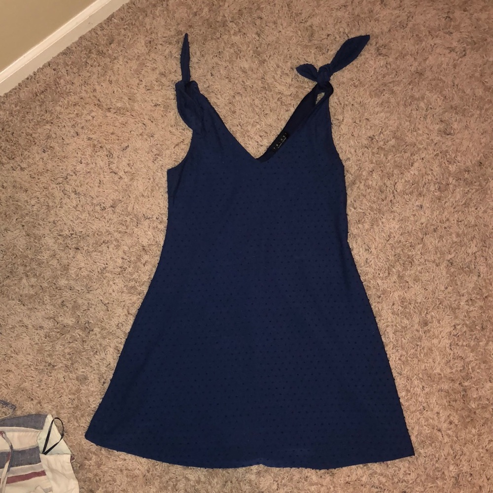 Navy mini dress